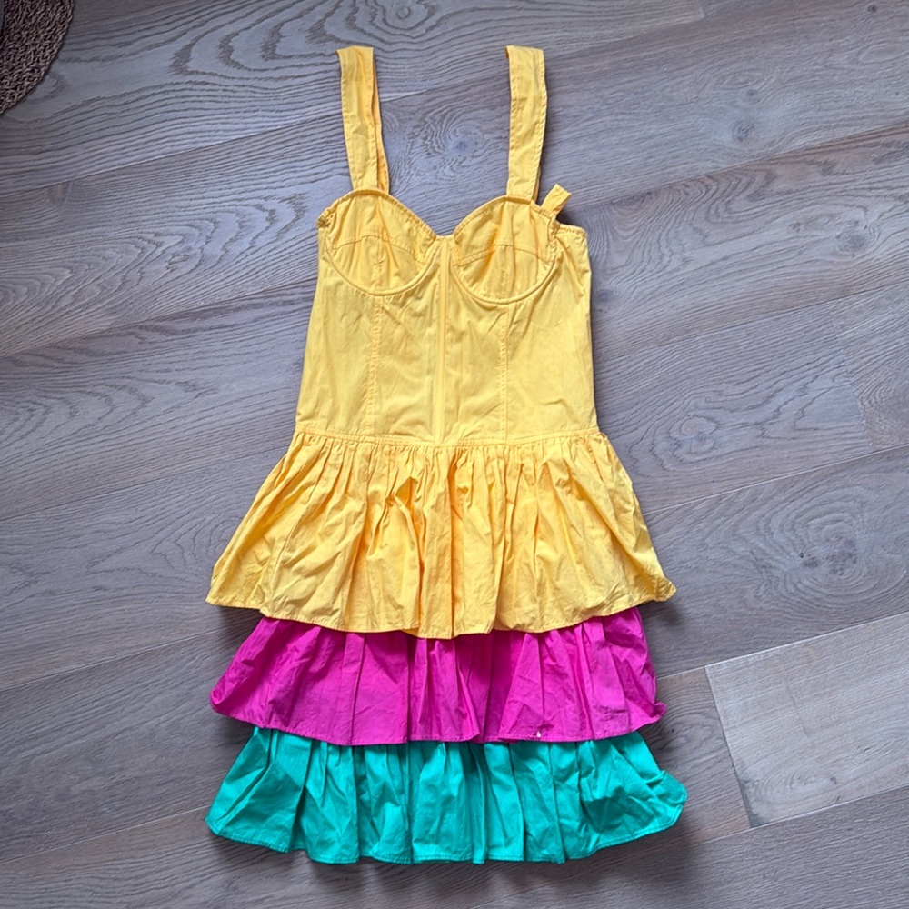 Italian Vintage Tiered Dress